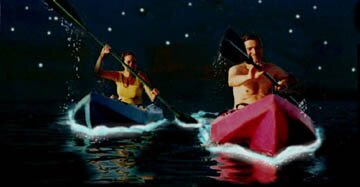 kayaking in the bioluminescent bay in Vieques Island