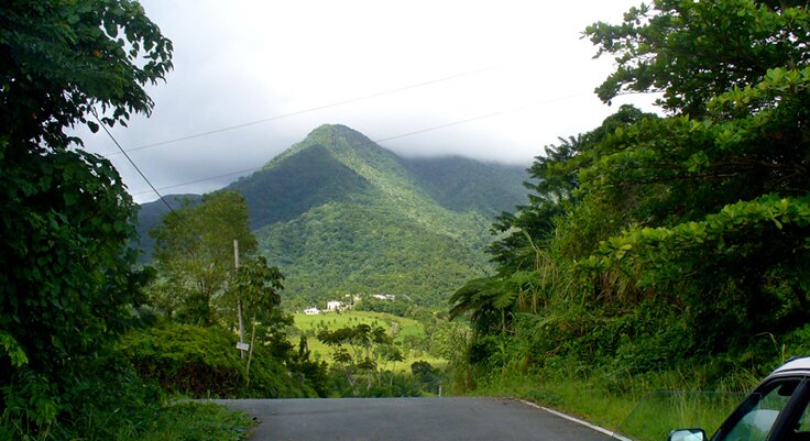panoramic roads of puerto rico view of picoeste