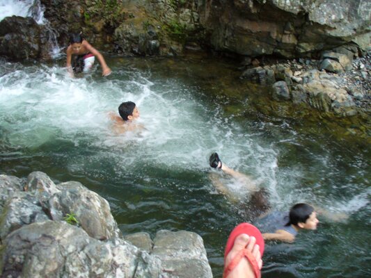 Charco frio river eastern el yunque