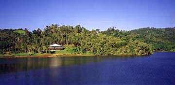Lake Garzas above Adjuntas Puerto Rico