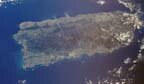 Click for a larger image sattelite photo of Puerto Rico