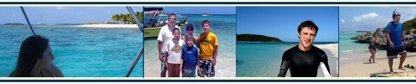 guests on icacos island snorkeling tou