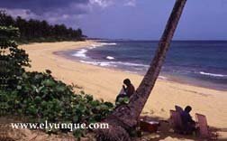 Vacia Telega beach in the Piñones area east of San Juan on road #187