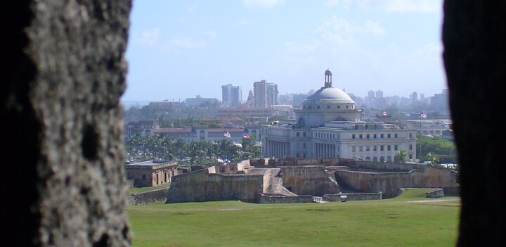 view of the capitol building of Puerto Rico